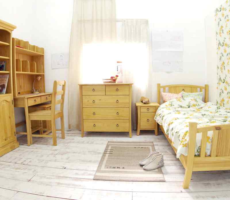 化学塗料を使わないタンス