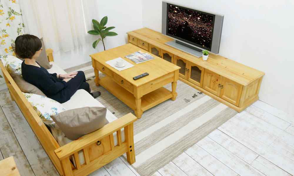 カントリーソファと家具でナチュラルインテリアに♪