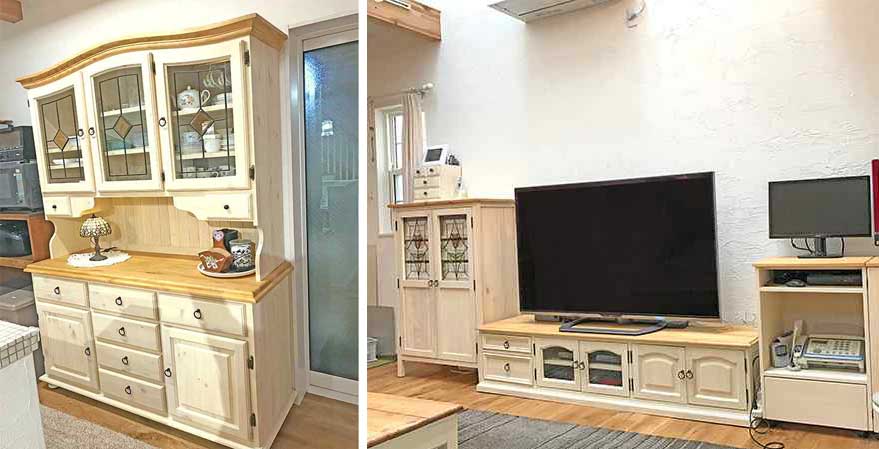 揃えたパイン家具