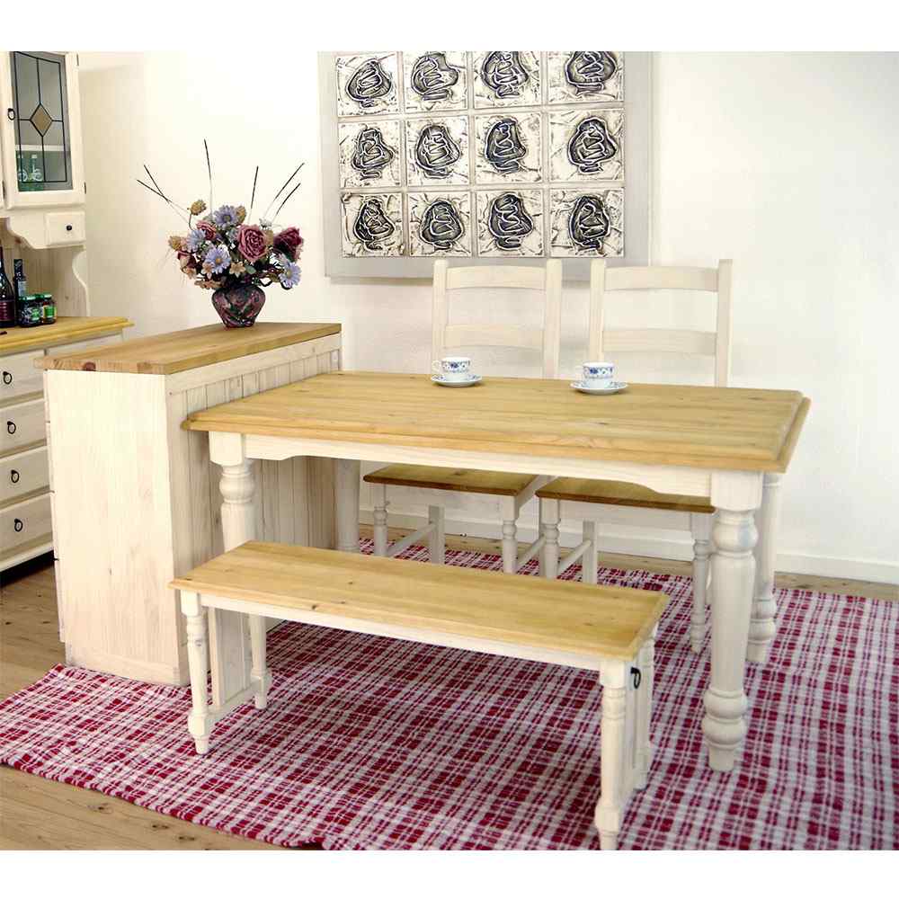 フレンチカントリー家具 ダイニングベンチ