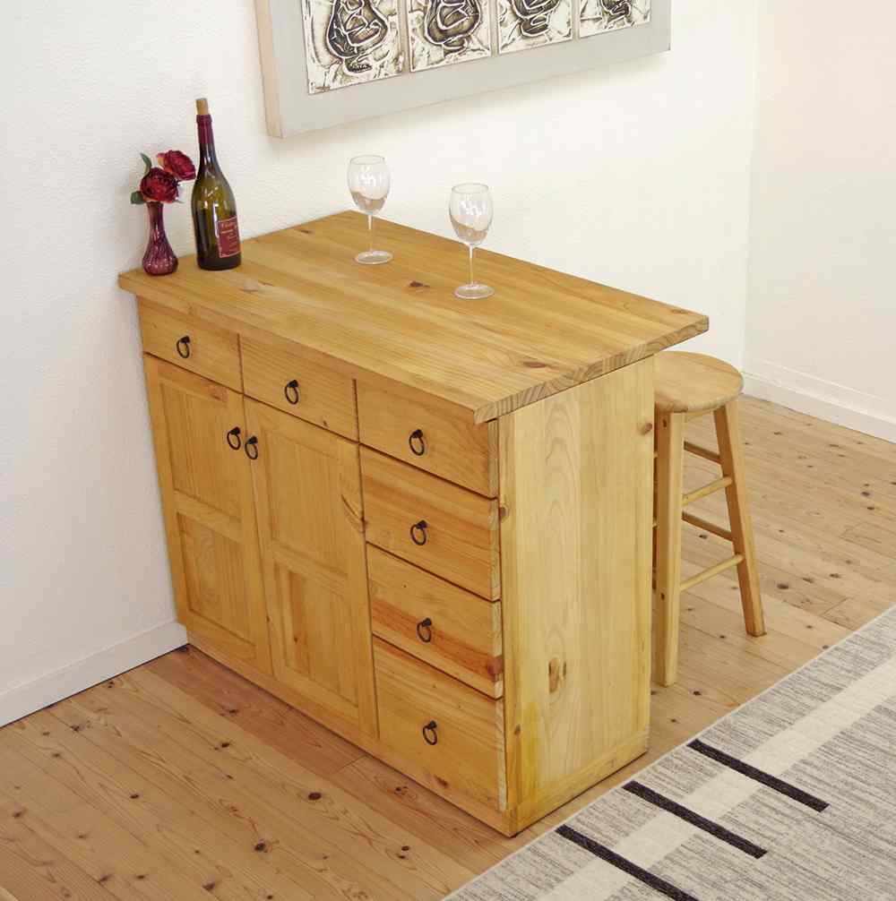 カウンターテーブル什器 ナチュラル家具