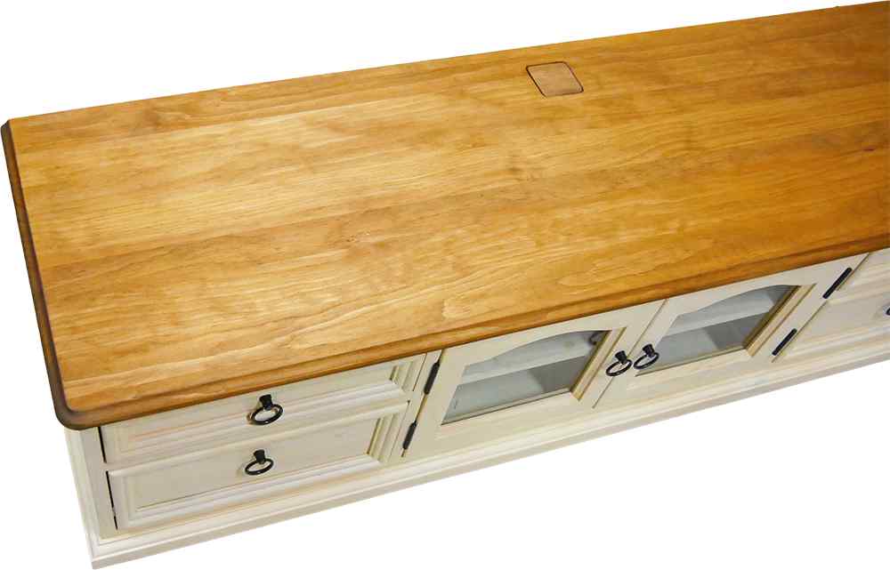 こだわりの白いカントリーテレビボード巾150cm