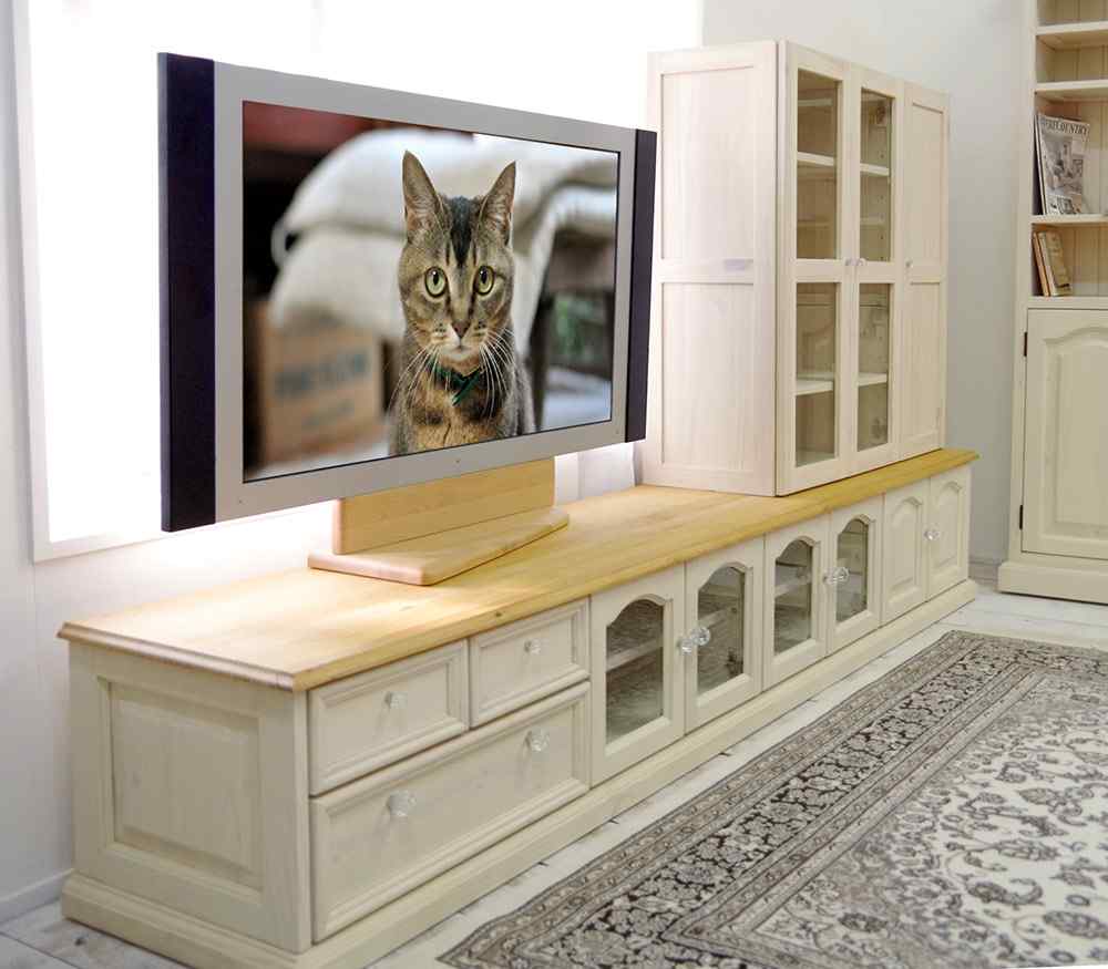 フレンチ大型テレビ台